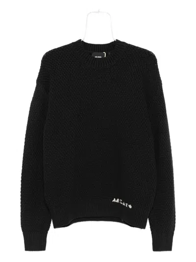 Axel Arigato Knitted Logo Sweater In Black