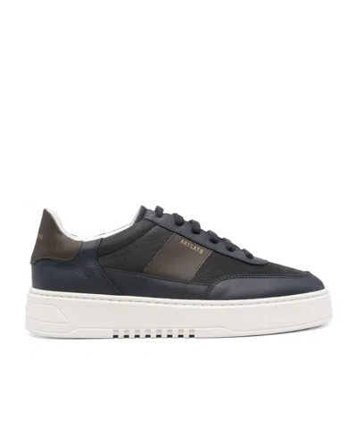 Axel Arigato Lace-up Low-cut Casual Shoes In Beige/dk Blue