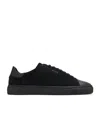 Axel Arigato Platform Suede Low-top Sneakers In Black