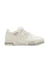 Axel Arigato Onyx Mesh-trimmed Perforated Leather Sneakers In White