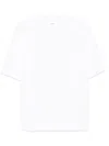 Axel Arigato Open-necked Black Shirt In Weiss