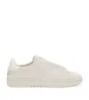 Axel Arigato Dice Laceless White Low Top Slip-on Sneakers In Suede Man In Beige