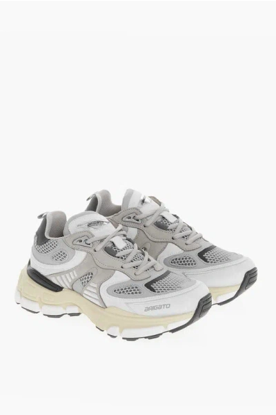 AXEL ARIGATO LEATHER AND MESH SPHERE RUNNER LOW TOP SNEAKERS