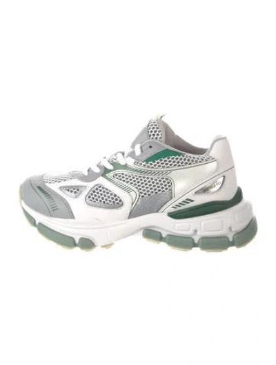 Pre-owned Axel Arigato Leather Athletic Sneakers In White