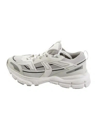 Pre-owned Axel Arigato Leather Athletic Sneakers In White