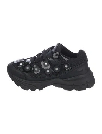 Pre-owned Axel Arigato Leather Chunky Sneakers In Black
