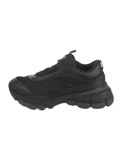 Pre-owned Axel Arigato Leather Chunky Sneakers In Black