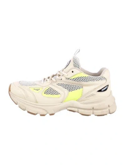 Pre-owned Axel Arigato Leather Chunky Sneakers In Neutral