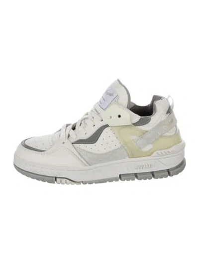 Pre-owned Axel Arigato Leather Chunky Sneakers In White
