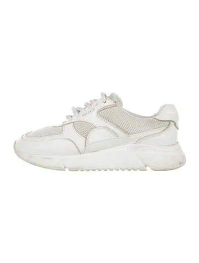 Pre-owned Axel Arigato Leather Chunky Sneakers In White