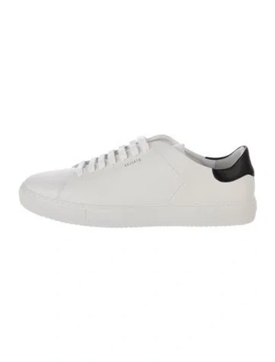 Pre-owned Axel Arigato Leather Colorblock Pattern Sneakers In White