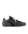 Axel Arigato Leather Panelled Lace-up Sneakers In Blue