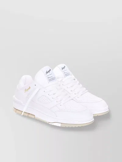 AXEL ARIGATO LEATHER PERFORATED LOW TOP SNEAKERS