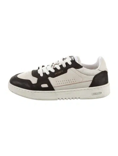 Pre-owned Axel Arigato Leather Printed Sneakers In Gray