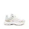 Axel Arigato Sphere Running Multicolor Sneakers With Chunky Sole And Logo On Tongue In Leather And Fabric Blend W