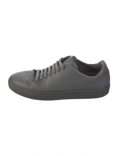 Pre-owned Axel Arigato Leather Sneakers In Black