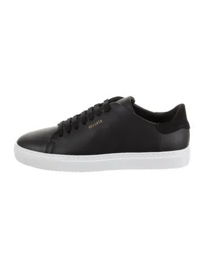 Pre-owned Axel Arigato Leather Sneakers In Black