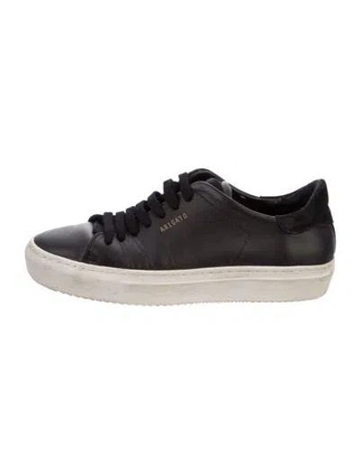 Pre-owned Axel Arigato Leather Sneakers In Black