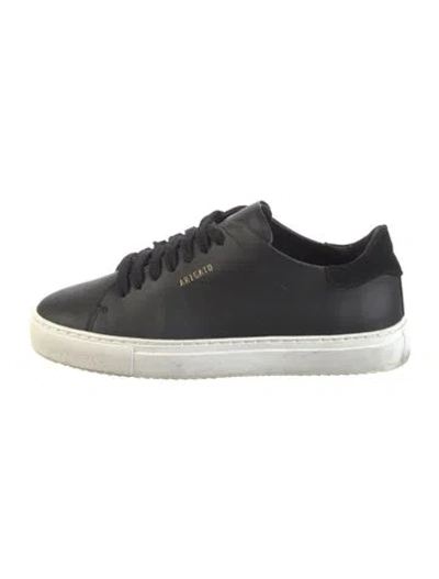 Pre-owned Axel Arigato Leather Sneakers In Black