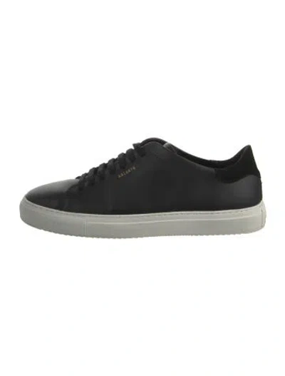 Pre-owned Axel Arigato Leather Sneakers In Black
