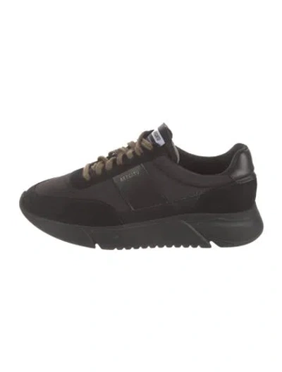 Pre-owned Axel Arigato Leather Sneakers In Black
