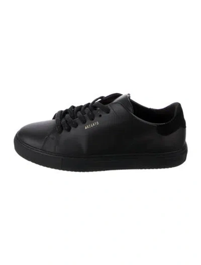 Pre-owned Axel Arigato Leather Sneakers In Black