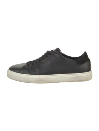Pre-owned Axel Arigato Leather Sneakers In Black