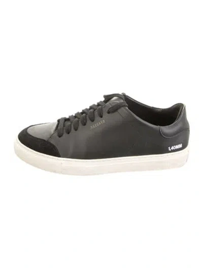 Pre-owned Axel Arigato Leather Sneakers In Black