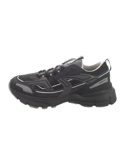 Pre-owned Axel Arigato Leather Sneakers In Black