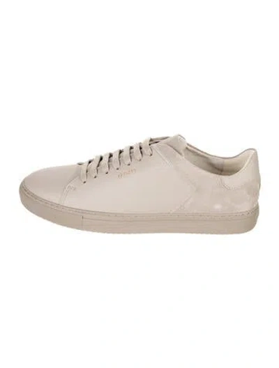 Pre-owned Axel Arigato Leather Sneakers In Grey/neutrals