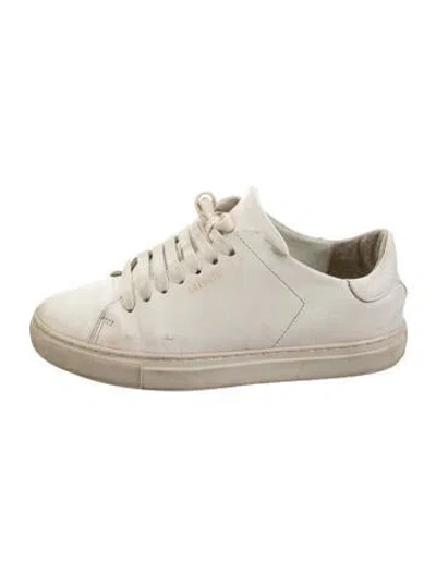 Pre-owned Axel Arigato Leather Sneakers In Neutrals