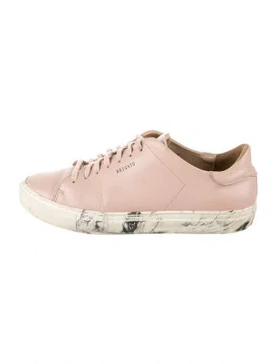 Pre-owned Axel Arigato Leather Sneakers In Pink