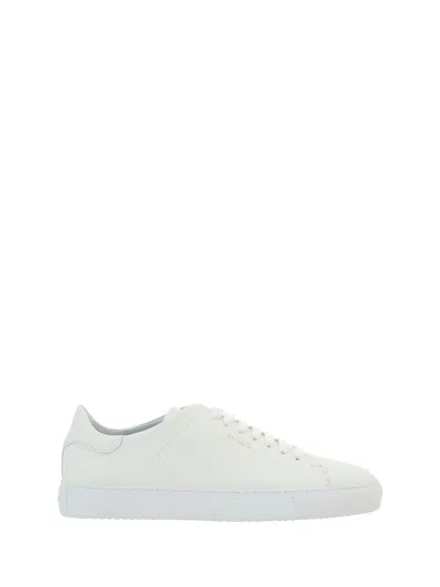 Axel Arigato White Calf Leather Bos Taurus Low Top Sneakers