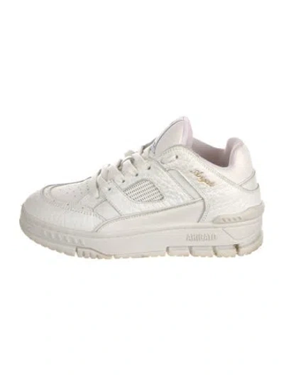 Pre-owned Axel Arigato Leather Sneakers In White