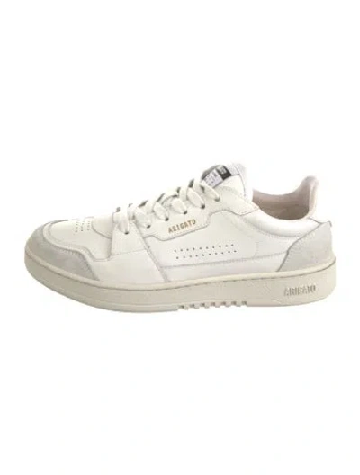 Pre-owned Axel Arigato Leather Sneakers In White