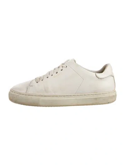 Pre-owned Axel Arigato Leather Sneakers In White