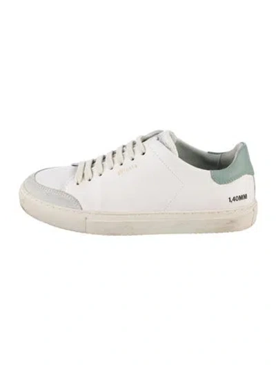 Pre-owned Axel Arigato Leather Sneakers In White