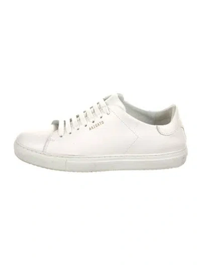 Pre-owned Axel Arigato Leather Sneakers In White