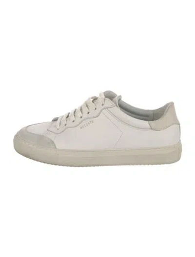 Pre-owned Axel Arigato Leather Sneakers In White