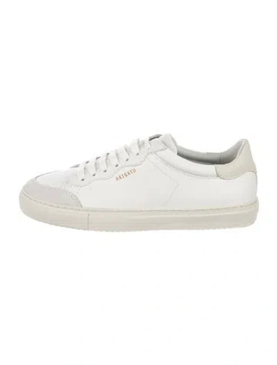 Pre-owned Axel Arigato Leather Sneakers In White