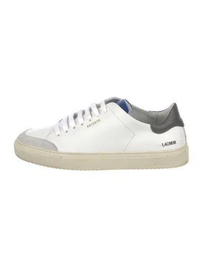 Pre-owned Axel Arigato Leather Sneakers In White