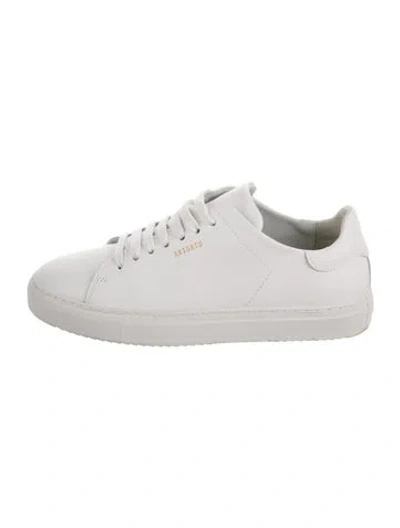 Pre-owned Axel Arigato Leather Sneakers In White