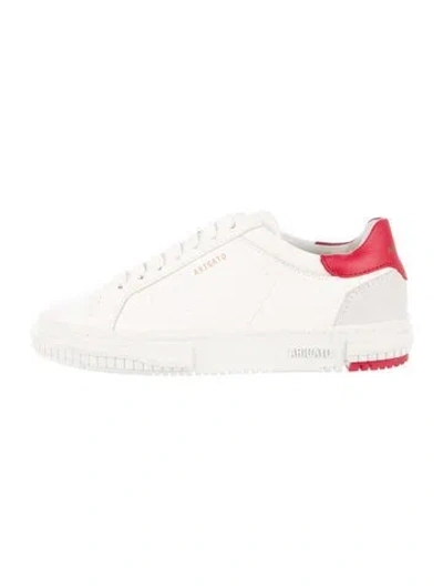 Pre-owned Axel Arigato Leather Sneakers In White