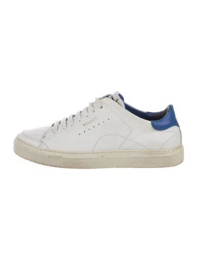 Pre-owned Axel Arigato Leather Sneakers In White
