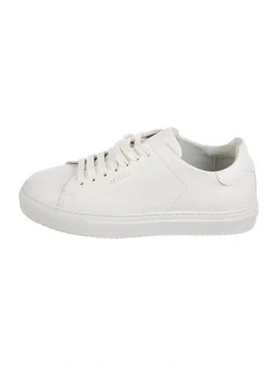 Pre-owned Axel Arigato Leather Sneakers In White