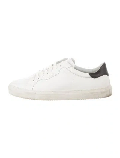 Pre-owned Axel Arigato Leather Sneakers In White