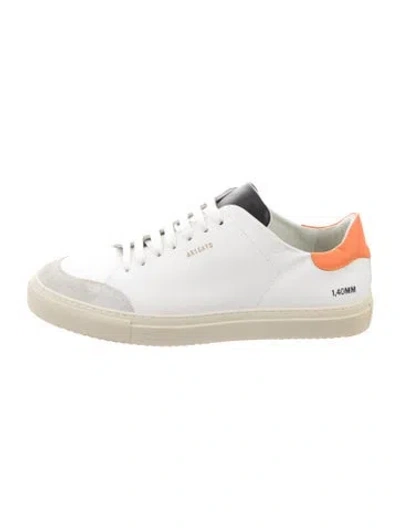 Pre-owned Axel Arigato Leather Sneakers In White