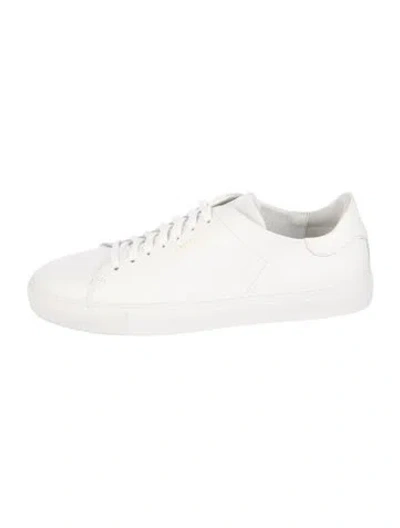 Pre-owned Axel Arigato Leather Sneakers In White