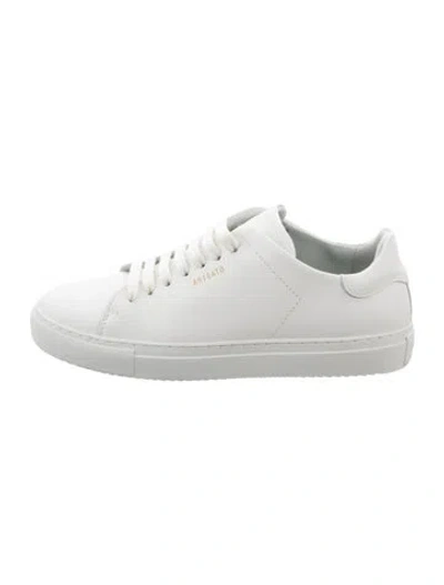 Pre-owned Axel Arigato Leather Sneakers In White