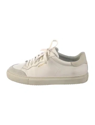 Pre-owned Axel Arigato Leather Sneakers In White